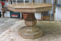 Octagonal dining table
