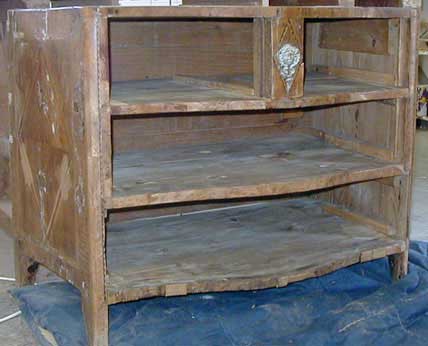 Antique Furniture - Restorating aFrench Commode 2