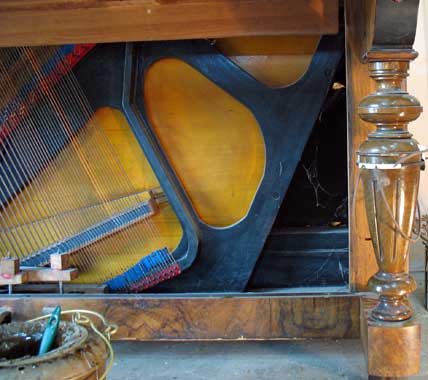 Antique Furniture Restoration - Biedermeier Piano4
