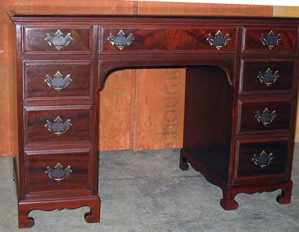 Antique Furniture Restoration - American Pedestal Desk1