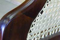 Restoration of Caned Italian Mahogany Chair | Jeremy Zetland